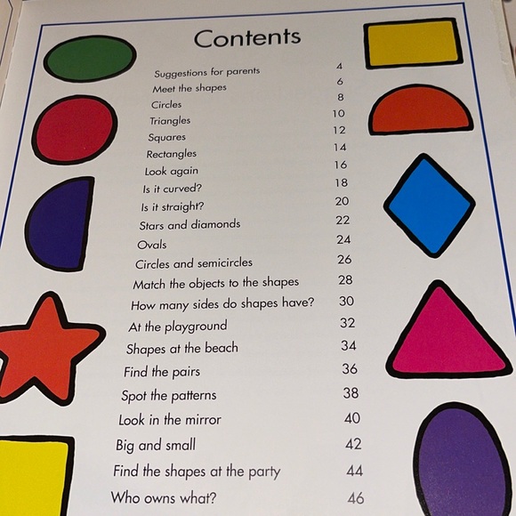 My Color & My Shape Book Bundle - Children’s Learning Book 2006 Edition - Picture 6 of 11